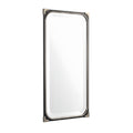Modern Rectangular Wall Mirror with Black Frame
